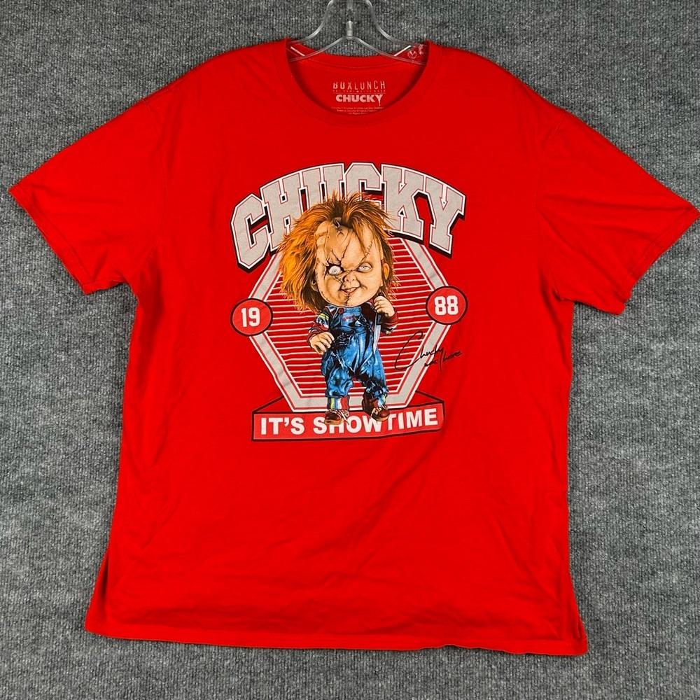 BoxLunch Chucky It's Showtime Horror Tee XL